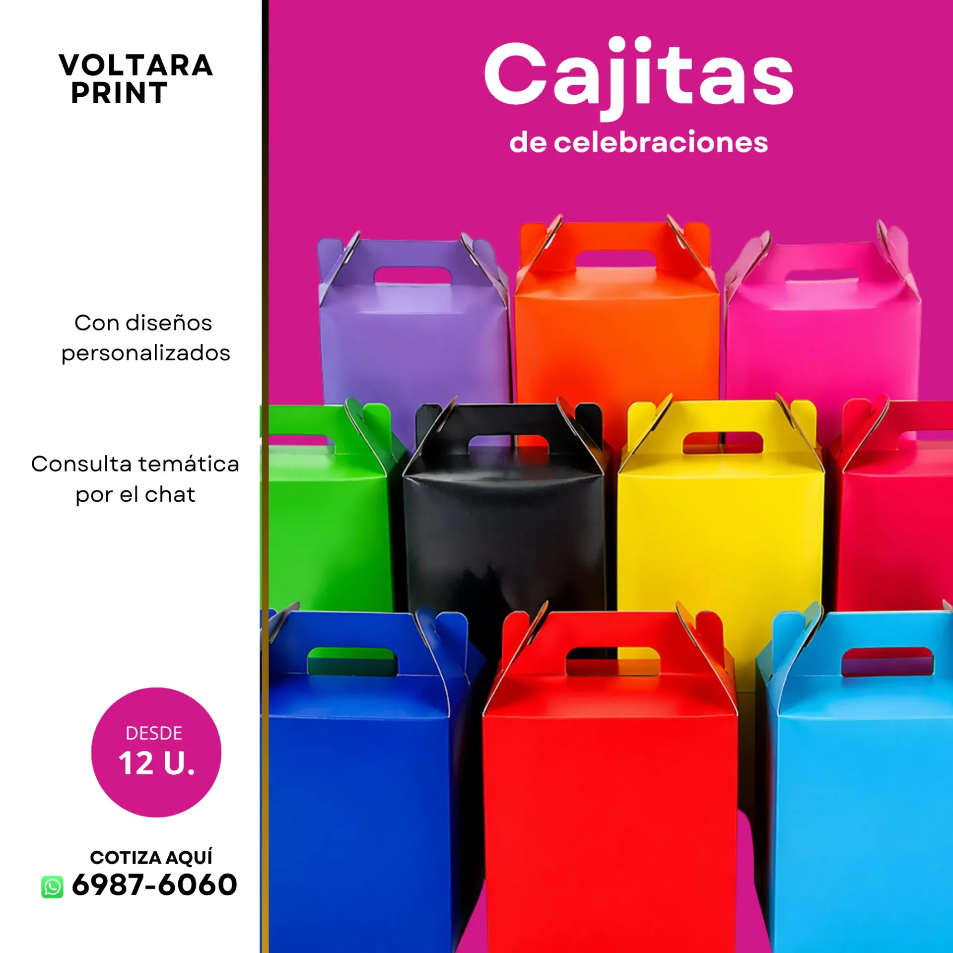 Cajitas de celebraciones