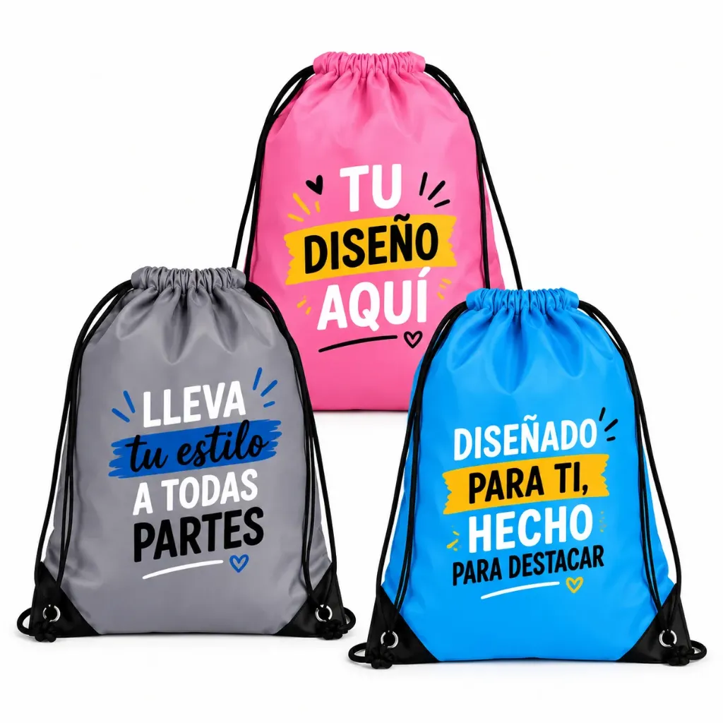 Bolso o Mochila deportiva personalizada en sublimación